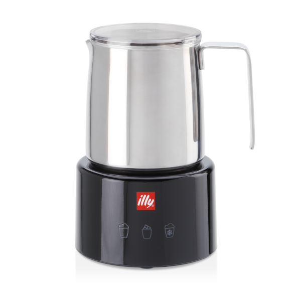 illy Electric Milk Frother Black