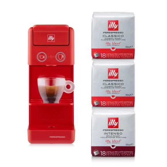 illy IPERESPRESSO Y3.3 E+C RED